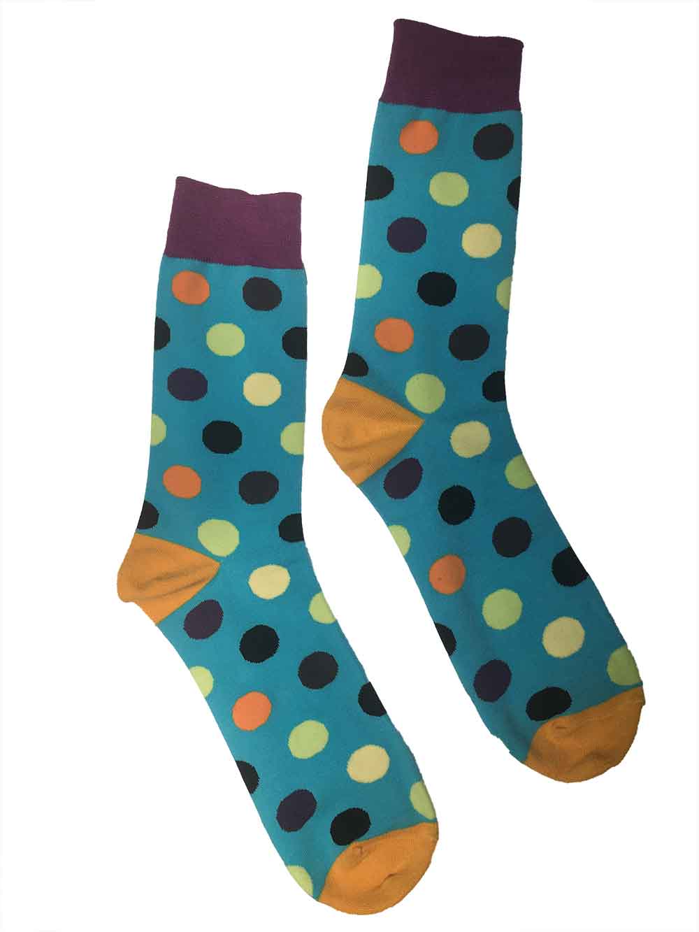 Sky Blue Polka
