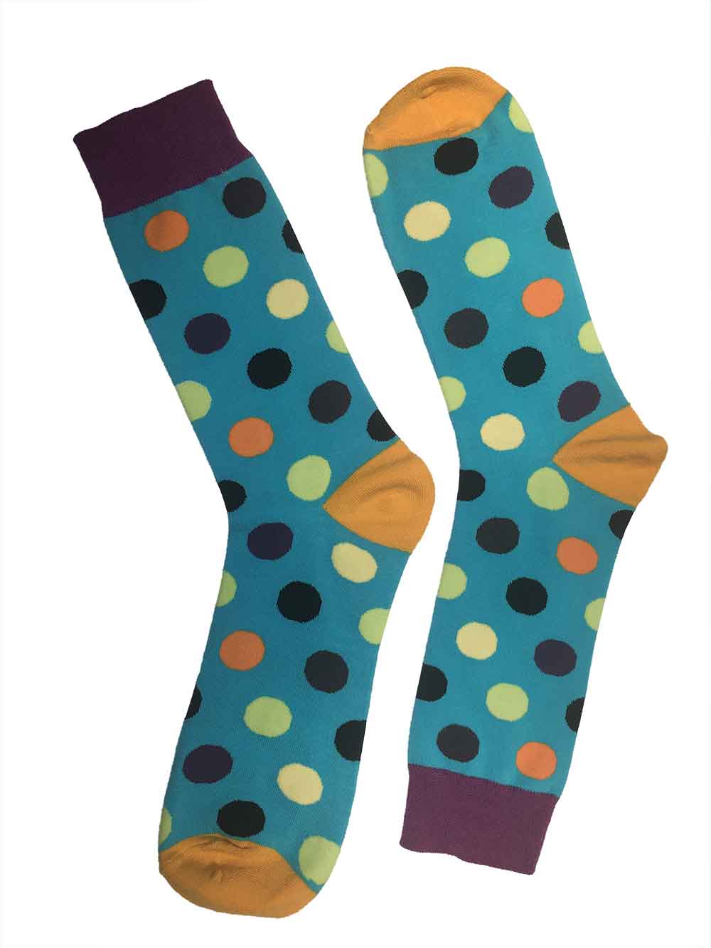 Sky Blue Polka